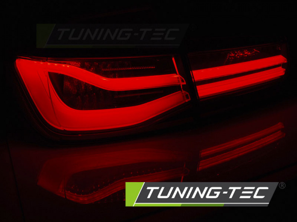 LED Lightbar Design Rückleuchten für BMW 3er F30 Limousine 11-15 rot